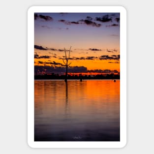 Lake Mulwala, Yarrawonga, Victoria, Australia. Sticker